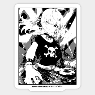 Japanese Anime Streetwear - DJ Sticker